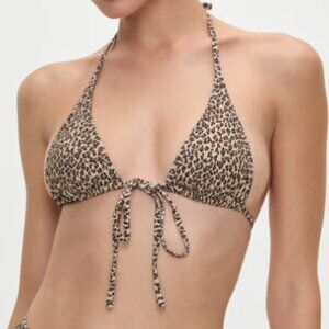 Frankies Bikini top and bottom SET in "baby leopard"